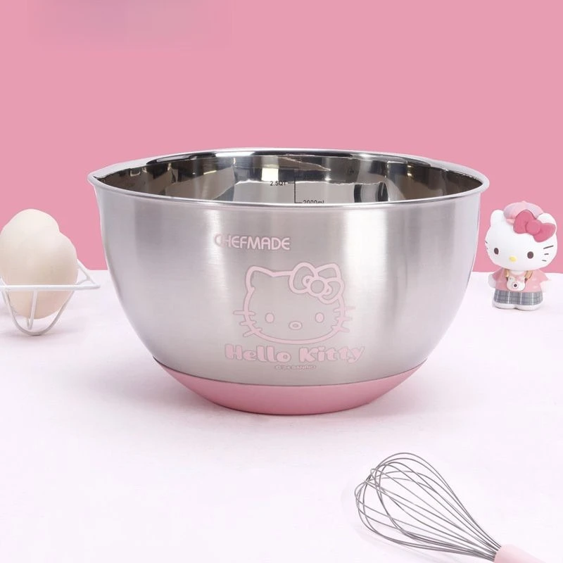 Anime Sanrio Hello Kitty 304 Stainless Steel Mixing Bowl Whisking Bowl Salad Bowl Cream Vegetable Washing Cartoon Kawaii 2026
Anime Sanrio Hello Kitty 304 Stainless Steel Mixing Bowl Whisking Bowl Salad Bowl Cream Vegetable Washing Cartoon Kawaii 2026