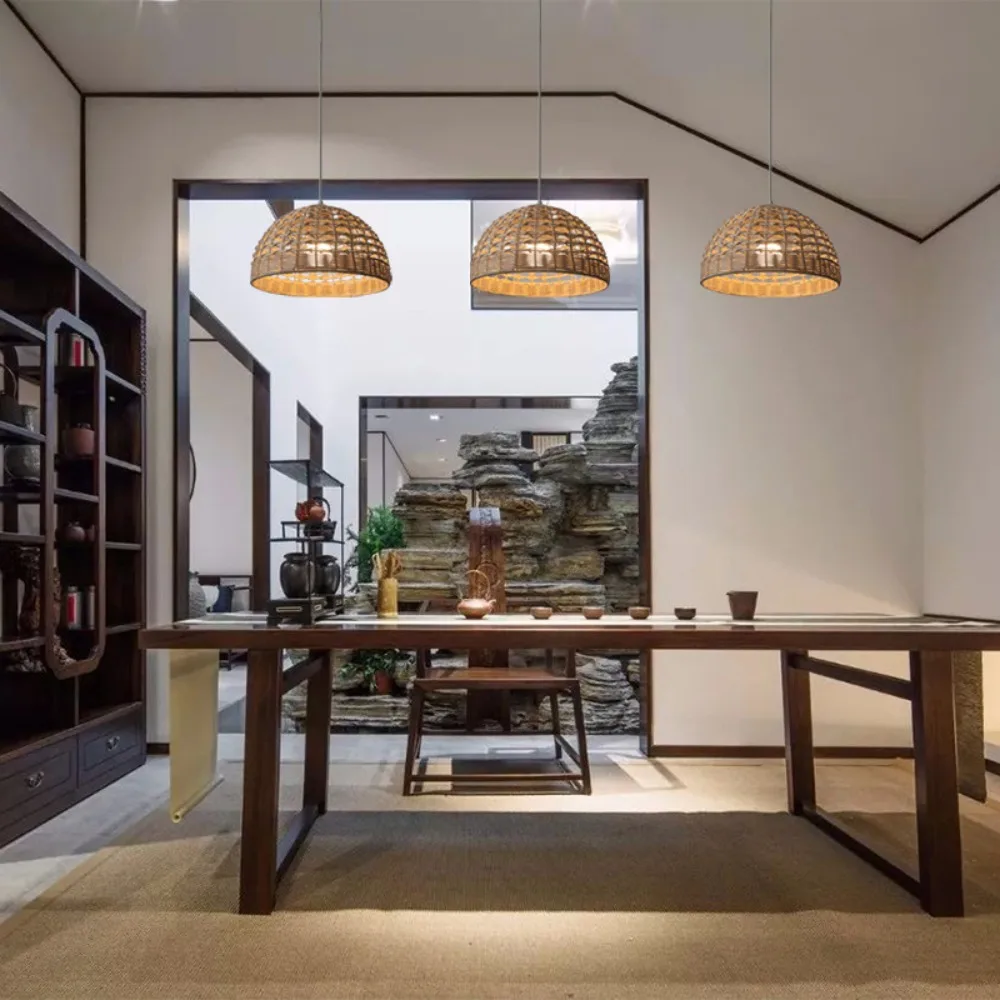 JOYINLED плетеный подвесной светильник из ротанга с круглым абажуром, нежные люстры, светильник для спальни, гостиной, декоративные лампы диаметром 28 см E27
JOYINLED плетеный подвесной светильник из ротанга с круглым абажуром, нежные люстры, светильник для спальни, гостиной, декоративные лампы диаметром 28 см E27