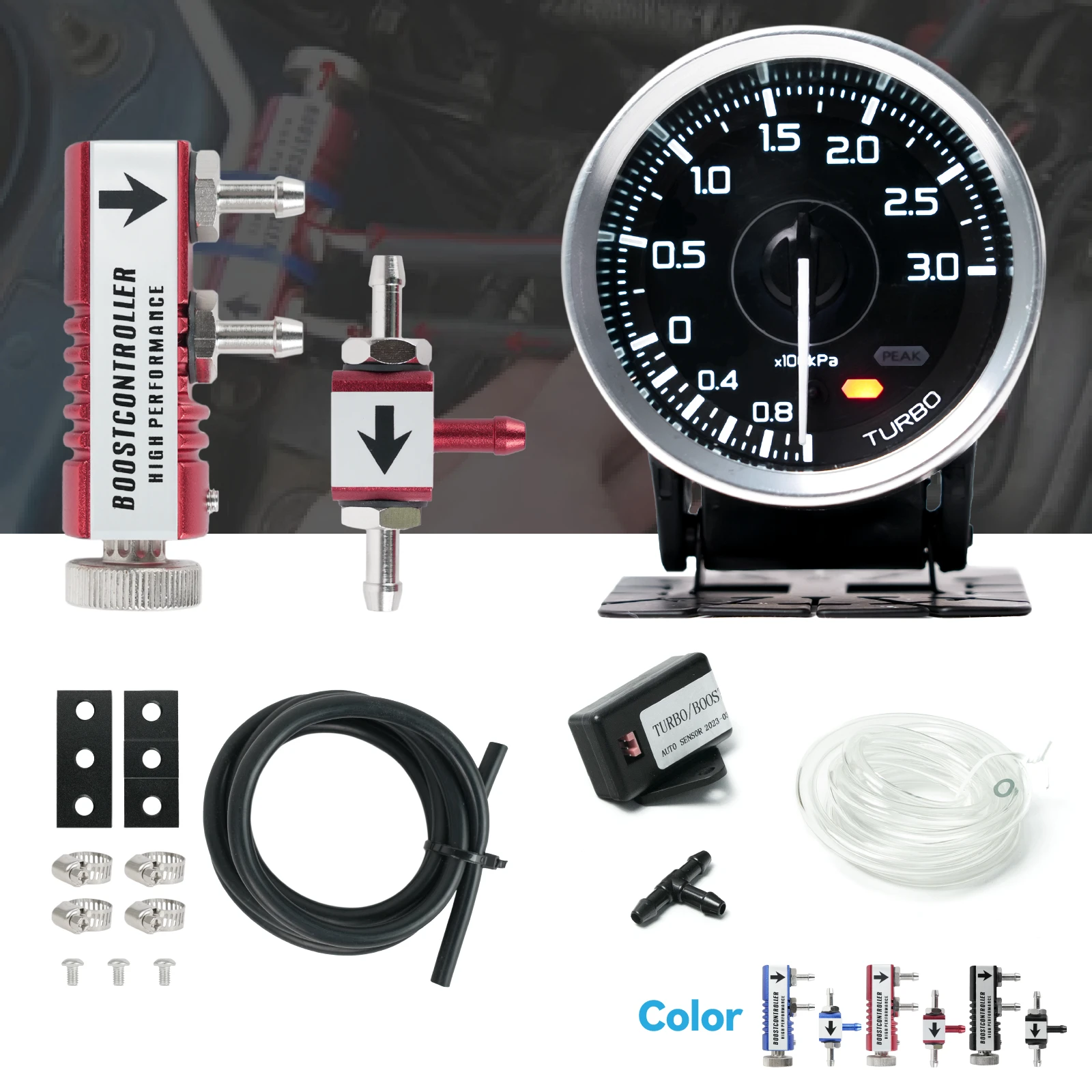 60MM Car Turbo Boost Gauge 30PSI + Adjustable Turbo Boost Controller Kit 1-30PSI IN-CABIN Car Meter
60MM Car Turbo Boost Gauge 30PSI + Adjustable Turbo Boost Controller Kit 1-30PSI IN-CABIN Car Meter