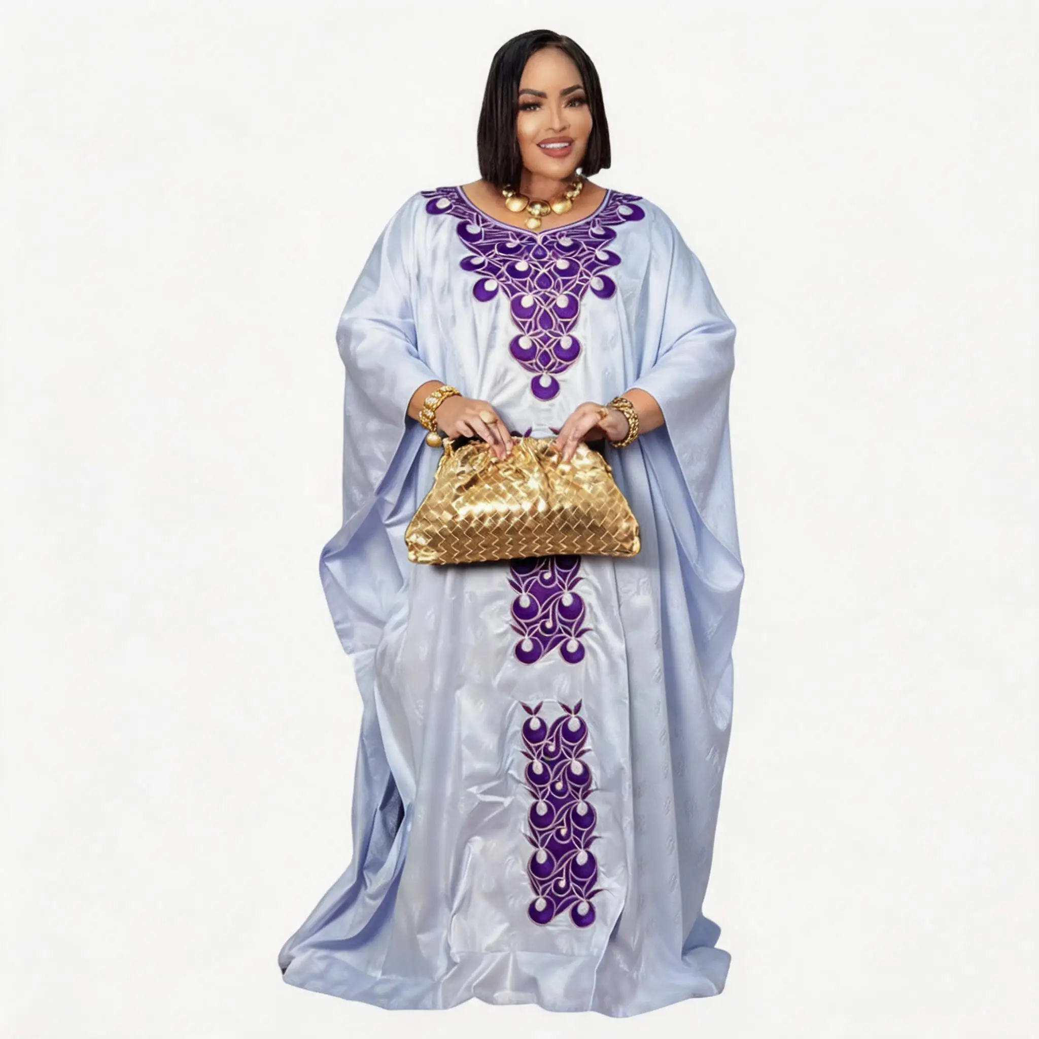 African Dress For Women Abaya Embroidery Plus Size Elegant Party Church Dress
African Dress For Women Abaya Embroidery Plus Size Elegant Party Church Dress