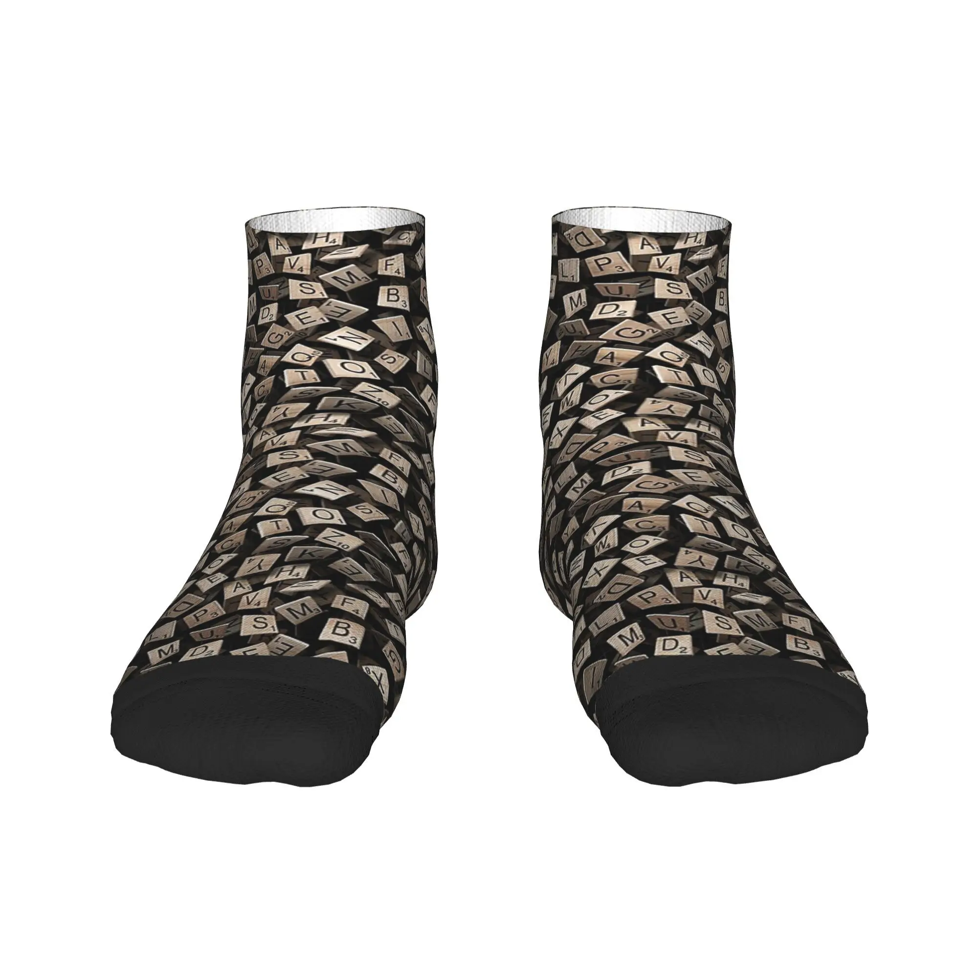 Scrabble Tile Madness Pattern Socks Harajuku High Quality Stockings All Season Socks Accessories for Man's Woman's Christmas
Scrabble Tile Madness Pattern Socks Harajuku High Quality Stockings All Season Socks Accessories for Man's Woman's Christmas