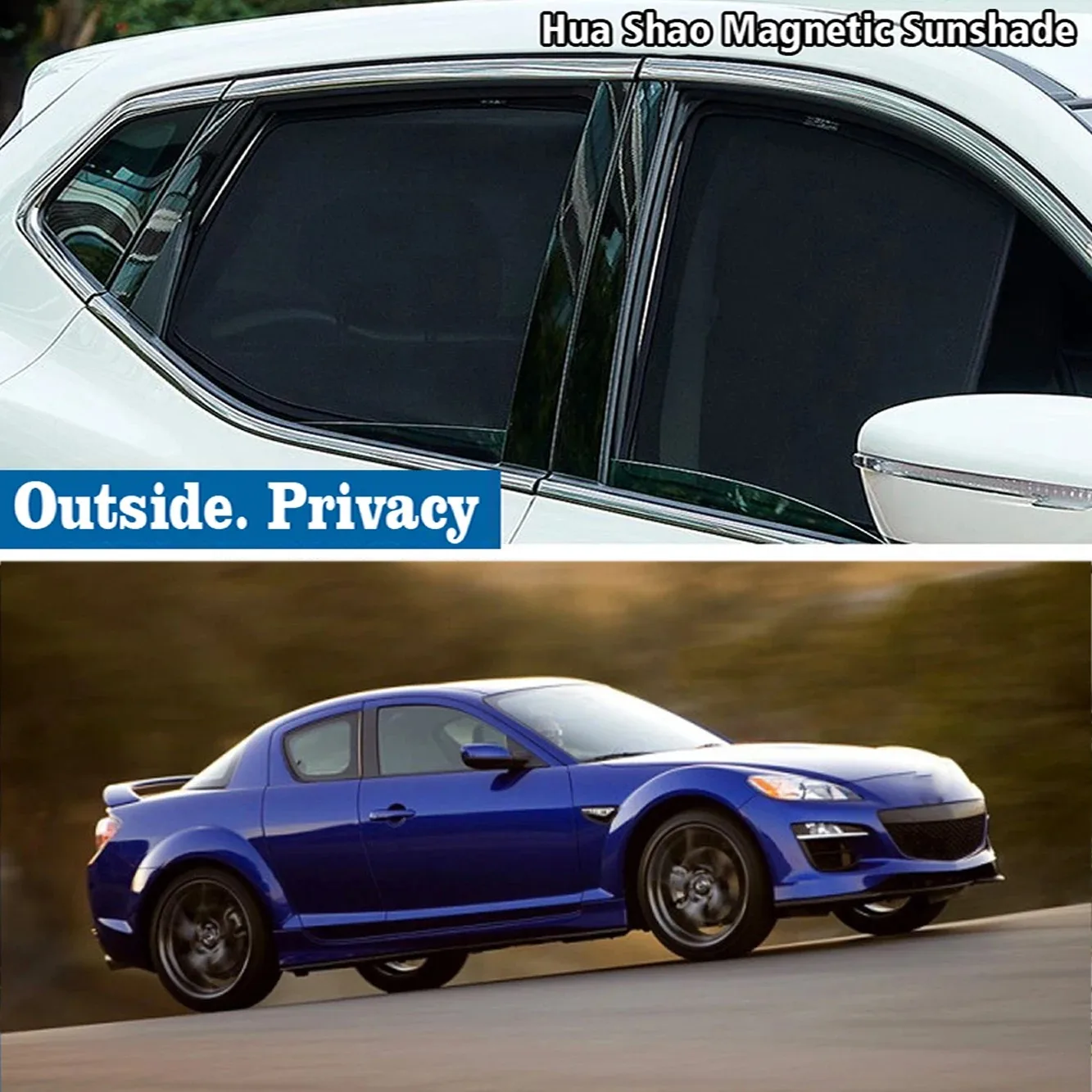 for Mazda RX-8 RX8 RX 8 2002 - 2012 2011 Magnetic Car Sunshade Shield Front Windshield Frame Curtain Sun Shades Accessories
for Mazda RX-8 RX8 RX 8 2002 - 2012 2011 Magnetic Car Sunshade Shield Front Windshield Frame Curtain Sun Shades Accessories