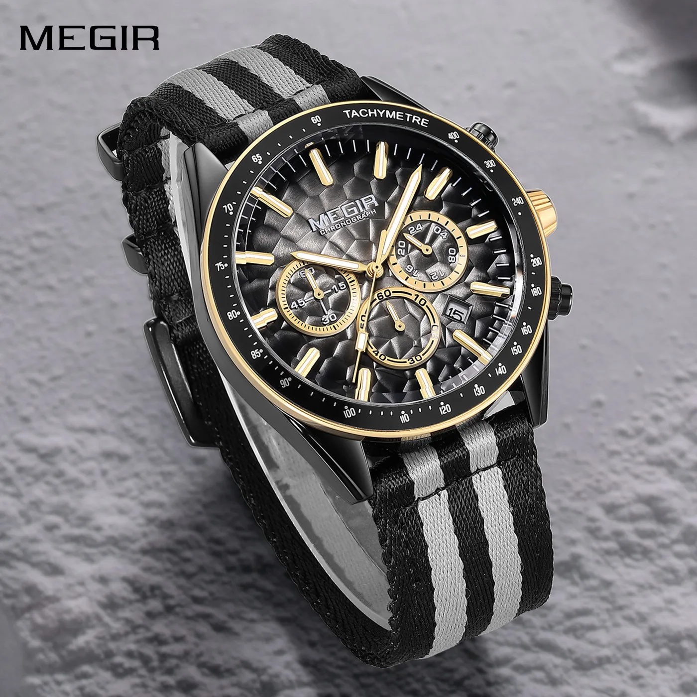 MEGIR Multifunctional Sport Chronograph Round Dial Men's Quartz Military Watches Waterproof Luminous Men Wrist Watch Reloj
MEGIR Multifunctional Sport Chronograph Round Dial Men's Quartz Military Watches Waterproof Luminous Men Wrist Watch Reloj