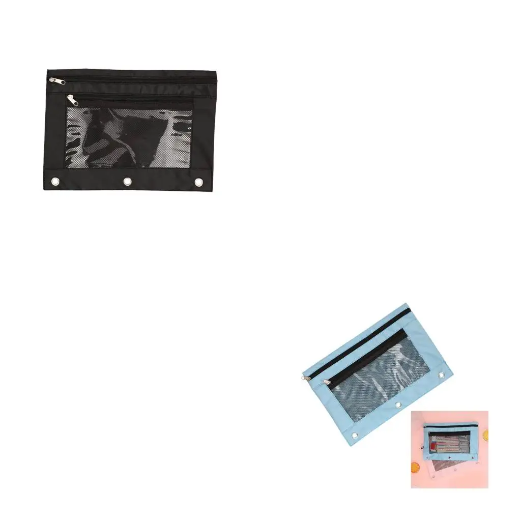 Pencil Box Pencil Bag 3 Rings Binders Pen Case File Bag Pencil Case Pen Bag
Pencil Box Pencil Bag 3 Rings Binders Pen Case File Bag Pencil Case Pen Bag