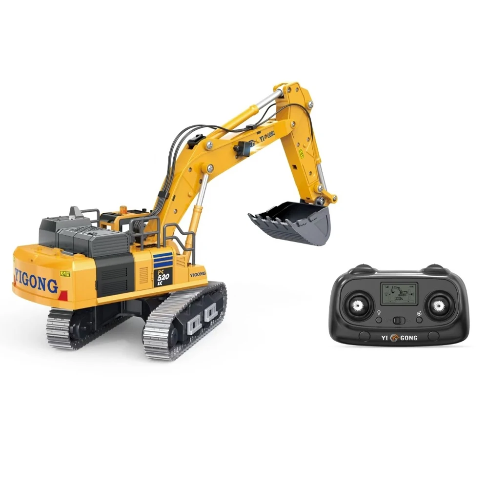 НОВЫЙ экскаватор из сплава RC 520, 1/50, модель инженерного автомобиля из сплава с дистанционным управлением, электрическая игрушка RTR со световыми и звуковыми игрушками
НОВЫЙ экскаватор из сплава RC 520, 1/50, модель инженерного автомобиля из сплава с дистанционным управлением, электрическая игрушка RTR со световыми и звуковыми игрушками