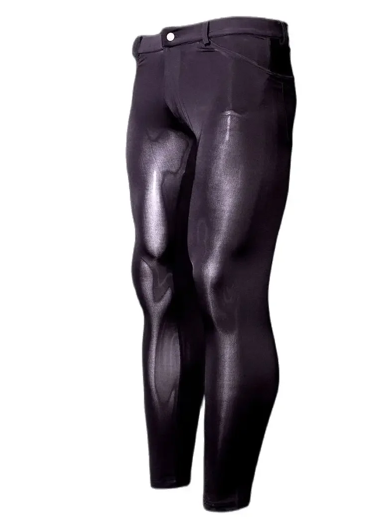 Men's Summer Thin High-Elastic Ice Silk Skinny Sports Pants Casual Body Fit Breathable Close-Fitting Pencil Legging Tight Pants
Men's Summer Thin High-Elastic Ice Silk Skinny Sports Pants Casual Body Fit Breathable Close-Fitting Pencil Legging Tight Pants