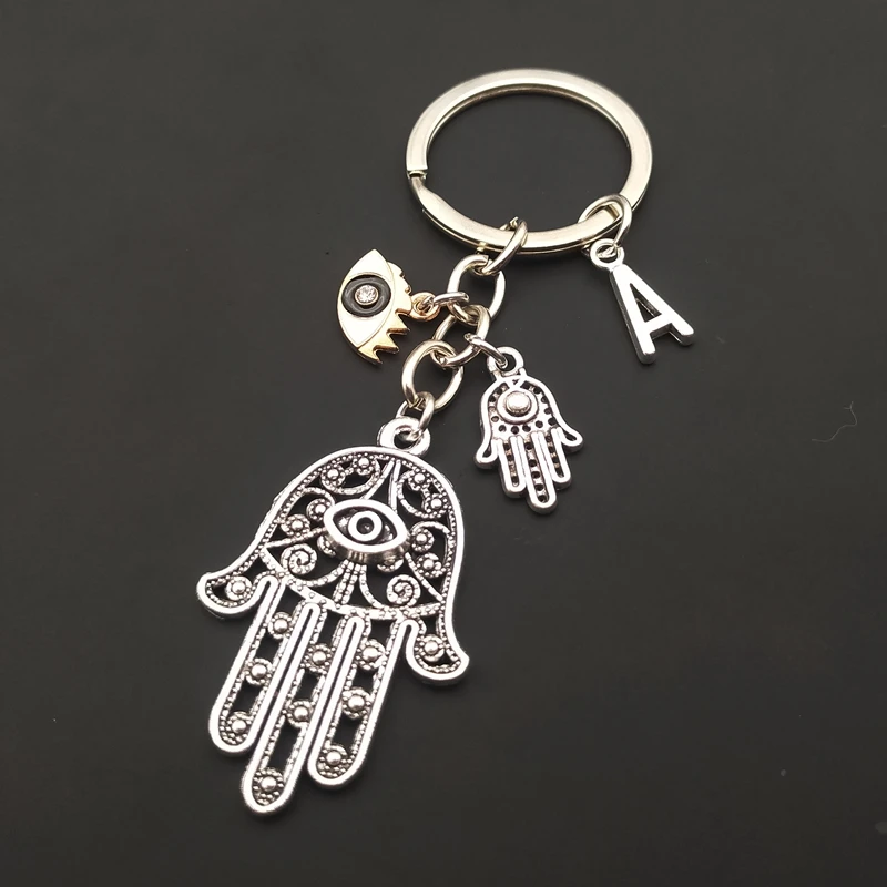 New Fashion A-Z Letter Fatima Keychain Alloy Keychain Enamel Evil Eye Keychain
New Fashion A-Z Letter Fatima Keychain Alloy Keychain Enamel Evil Eye Keychain