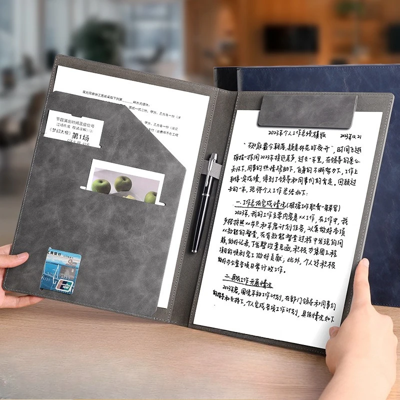 Leather Clip Board Notebook Conference Folder Writing Case With Closure Business Folder Multifunctional For Bag Storage
Leather Clip Board Notebook Conference Folder Writing Case With Closure Business Folder Multifunctional For Bag Storage