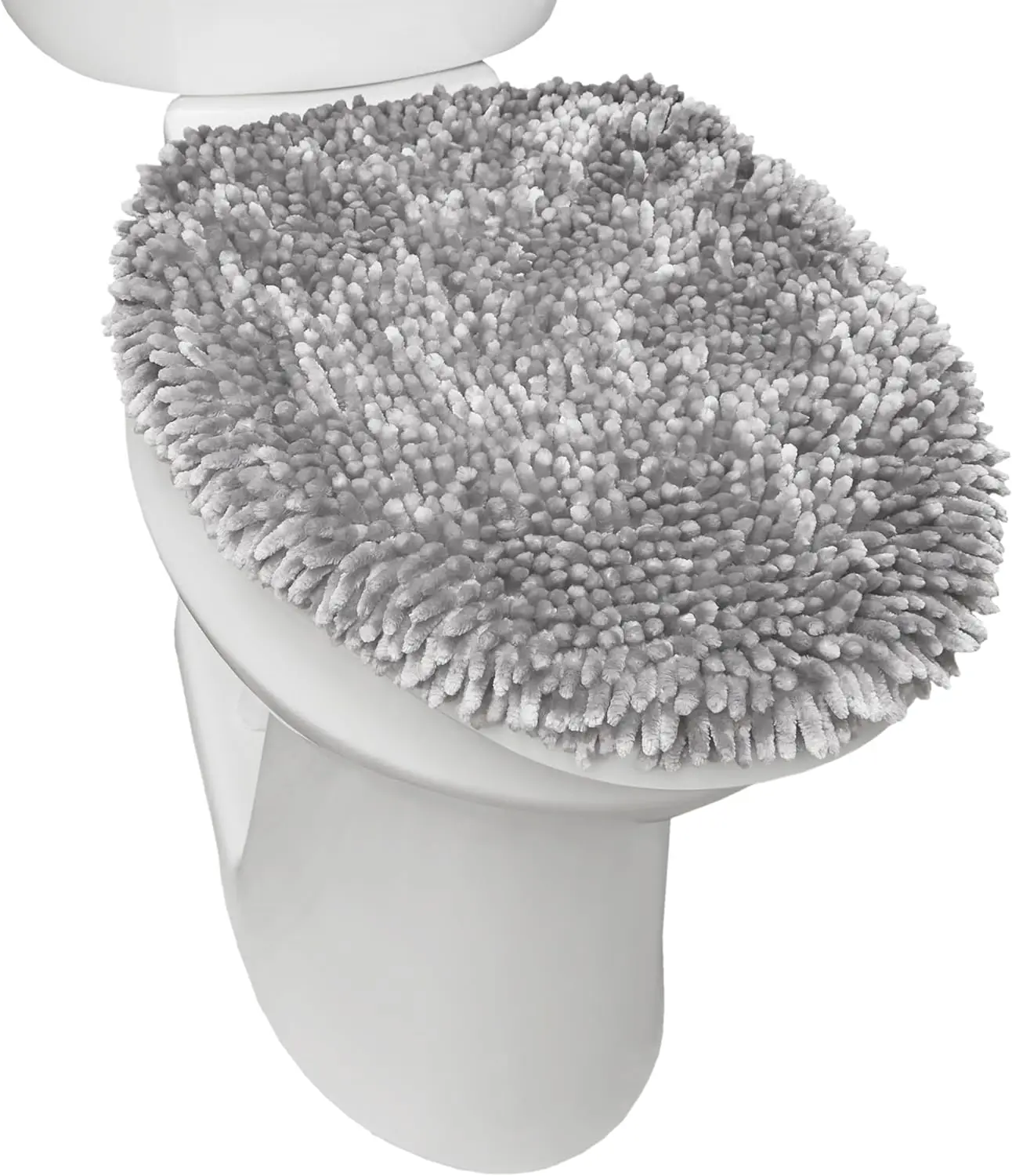 Spa Step Noodle Solid Bathroom Toilet Lid Cover, Plush, Soft, and Absorbent, Machine Washable, Light Grey, 18.5"x19.6"
Spa Step Noodle Solid Bathroom Toilet Lid Cover, Plush, Soft, and Absorbent, Machine Washable, Light Grey, 18.5"x19.6"