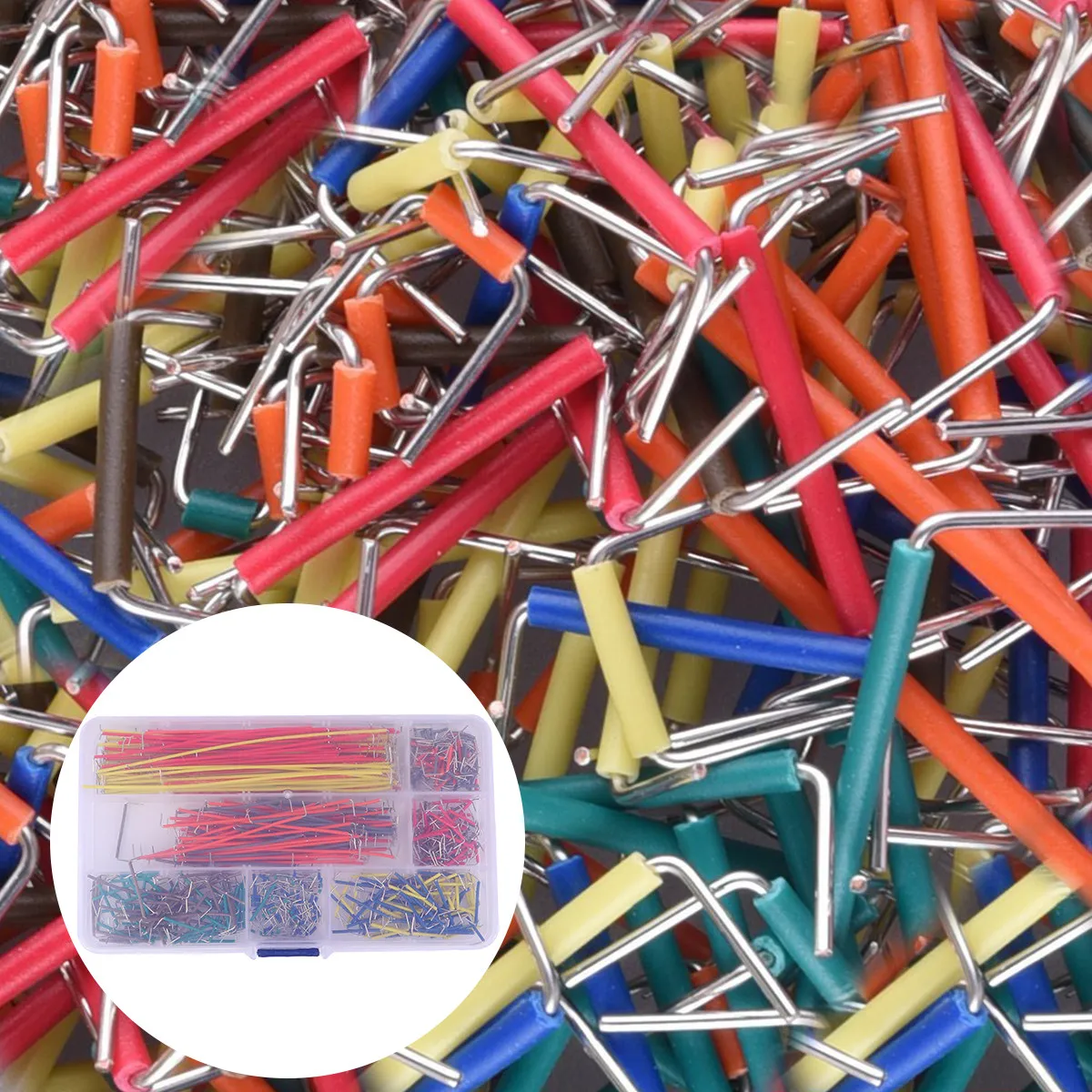 560Pcs Jumper Wire Breadboard Preformed Assorted Lengths Organized Box Solderless Prototyping Cable Kit Electronics Testing
560Pcs Jumper Wire Breadboard Preformed Assorted Lengths Organized Box Solderless Prototyping Cable Kit Electronics Testing