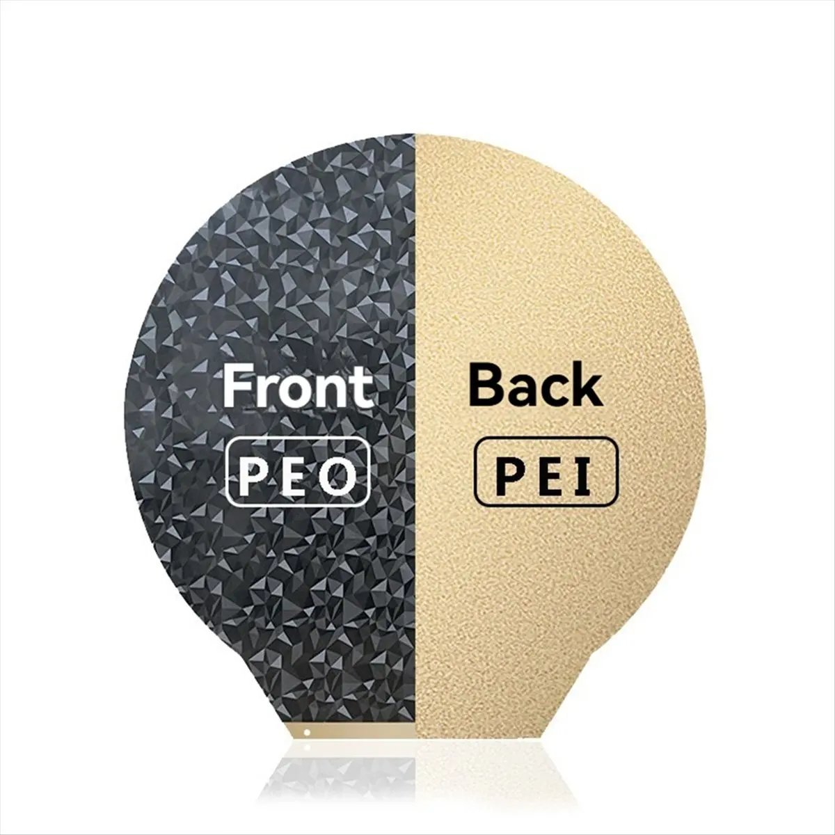 (A75T) For Flsun V400 309MM 3D Printer Build Plate Round Textured PEI / Smooth PEO Magnetic Spring Steel Flex Bed PEI Sheet B
(A75T) For Flsun V400 309MM 3D Printer Build Plate Round Textured PEI / Smooth PEO Magnetic Spring Steel Flex Bed PEI Sheet B