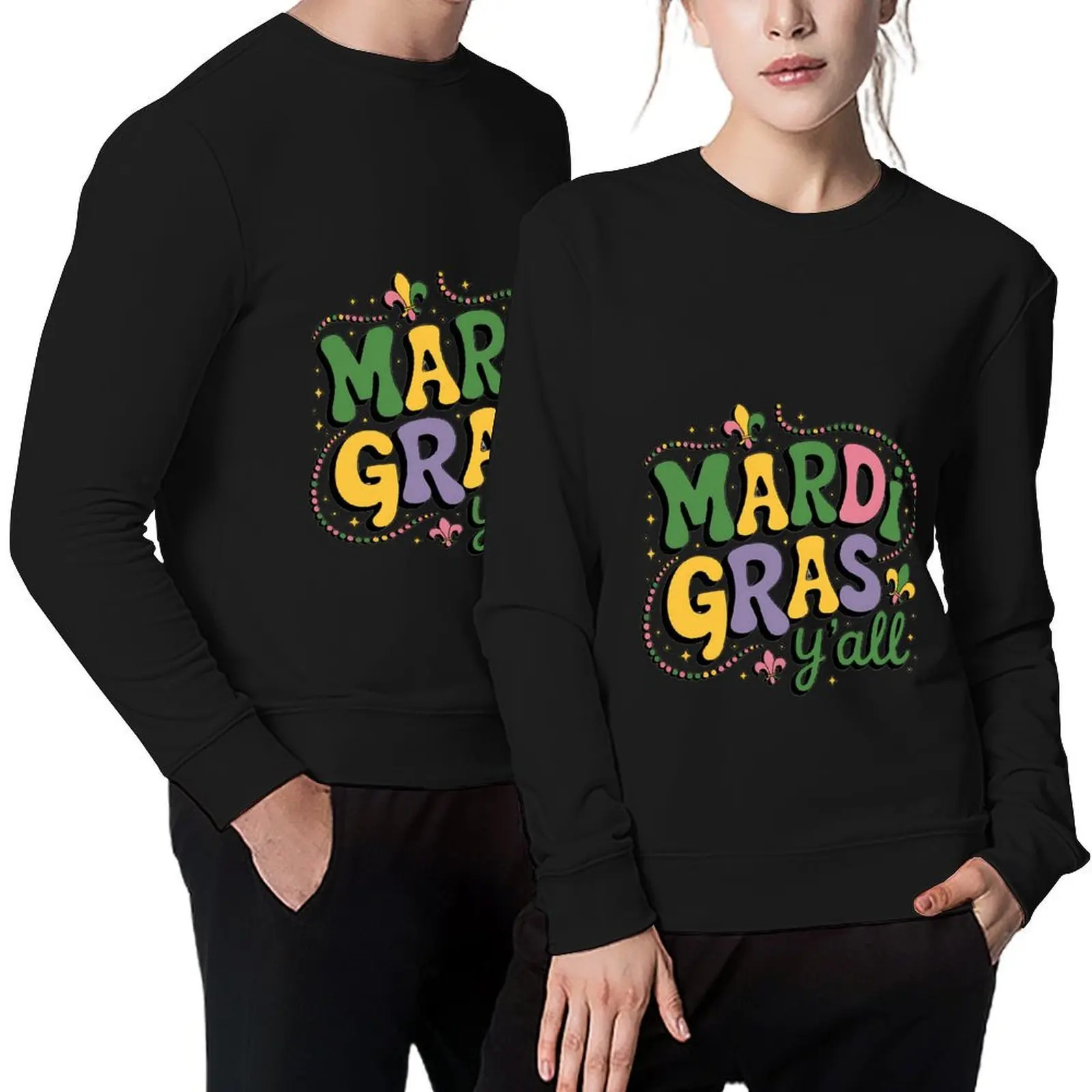Mardi Gras Bow, Fleur De Lis, Retro Mardi Gras, fat tuesday Pullover men's winter sweater autumn jacket men graphic sweatshirts
Mardi Gras Bow, Fleur De Lis, Retro Mardi Gras, fat tuesday Pullover men's winter sweater autumn jacket men graphic sweatshirts