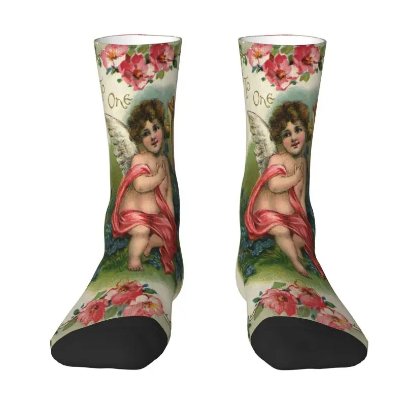 Винтажные розовые мужские носки в викторианском стиле с ангелом, забавные классические носки унисекс на весну, лето, осень и зиму
Винтажные розовые мужские носки в викторианском стиле с ангелом, забавные классические носки унисекс на весну, лето, осень и зиму
