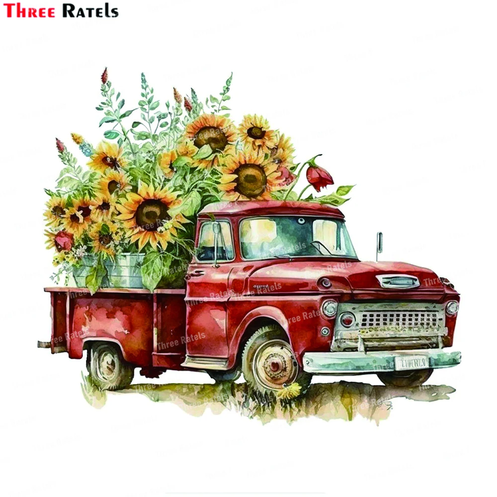Three Ratels K869 Old Red Pickup Truck With Sunflowers Wall Sticker Kitchen Waterproof Decals For Living Room Bedroom
Three Ratels K869 Old Red Pickup Truck With Sunflowers Wall Sticker Kitchen Waterproof Decals For Living Room Bedroom