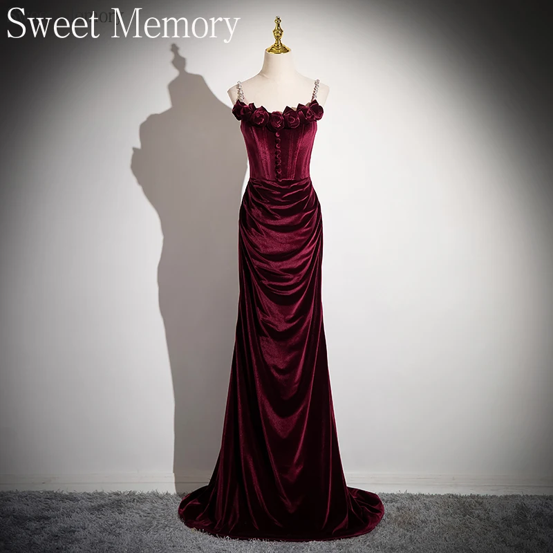 N1177 Fashion Women Evening Dresses Girls Clothes Sweet Memory Sexy Dress Princess Floor Length Velour Velvet Prom Dress
N1177 Fashion Women Evening Dresses Girls Clothes Sweet Memory Sexy Dress Princess Floor Length Velour Velvet Prom Dress
