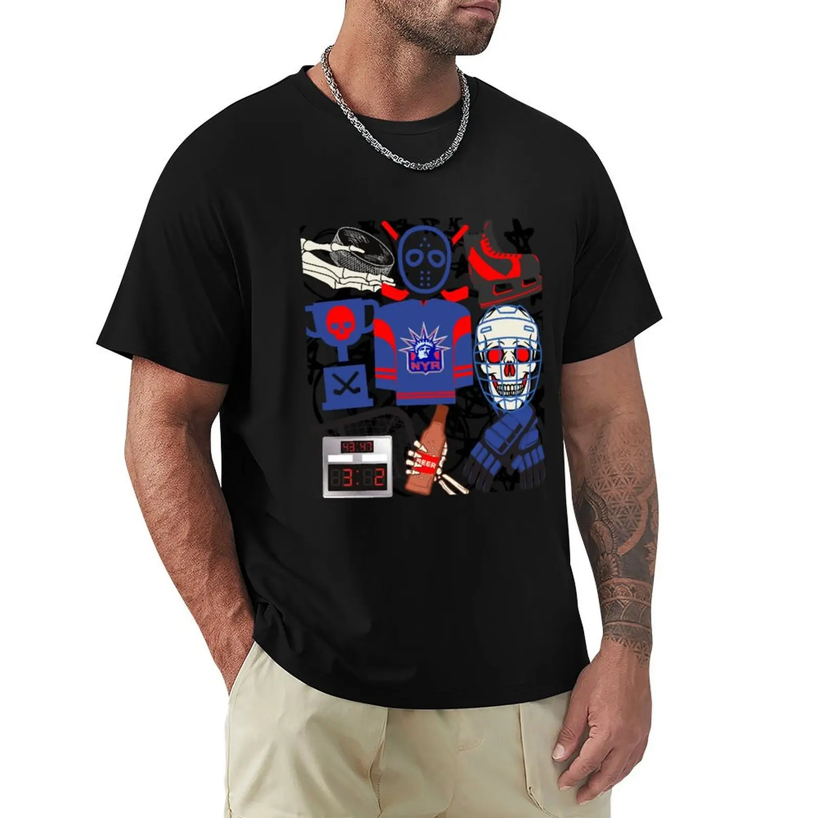 Rangers Hockey T-Shirt Funny t-shirt Luxury man heavyweights boys animal print t shirt for men
Rangers Hockey T-Shirt Funny t-shirt Luxury man heavyweights boys animal print t shirt for men