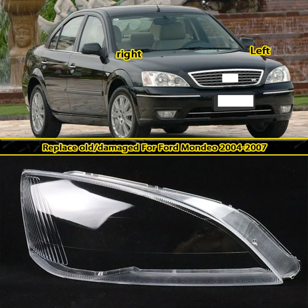 Transparent Headlamp Lamp Shell Lens Replace Original Lampshade Plexiglass For Ford Mondeo 2004-2007 Headlight Cover
Transparent Headlamp Lamp Shell Lens Replace Original Lampshade Plexiglass For Ford Mondeo 2004-2007 Headlight Cover