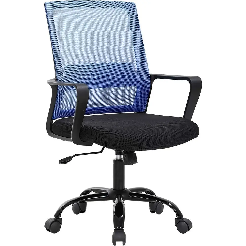 Adjustable Ergonomic Swivel Office Chair with Lumbar Support for Men & Women, Blue
Adjustable Ergonomic Swivel Office Chair with Lumbar Support for Men & Women, Blue
