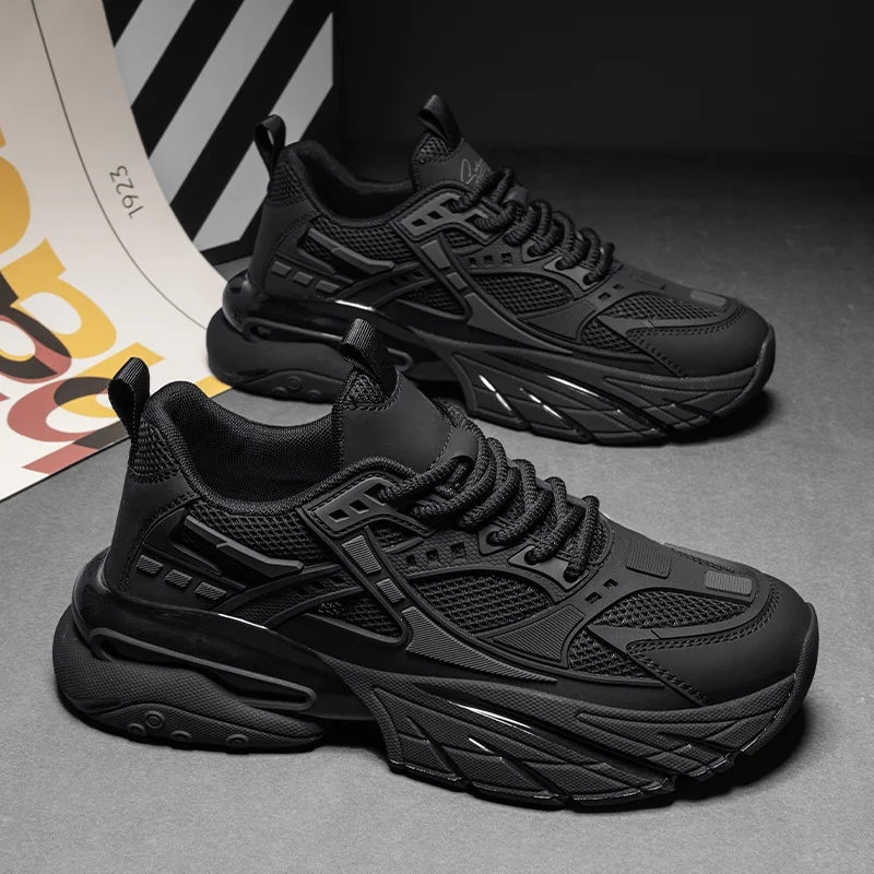 Black Samurai Men's Shoes Spring Trendy High-End Running Anti-Slip Sports Casual Thick Bottom Heightening Black Dad Shoes
Black Samurai Men's Shoes Spring Trendy High-End Running Anti-Slip Sports Casual Thick Bottom Heightening Black Dad Shoes