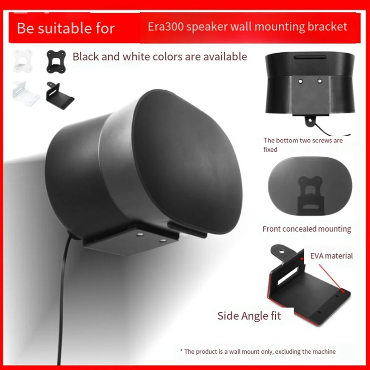 Era 300 Speakers Wall Mount Brackets Replacement Stand Brackets Speakers Brackets Replacement White
Era 300 Speakers Wall Mount Brackets Replacement Stand Brackets Speakers Brackets Replacement White