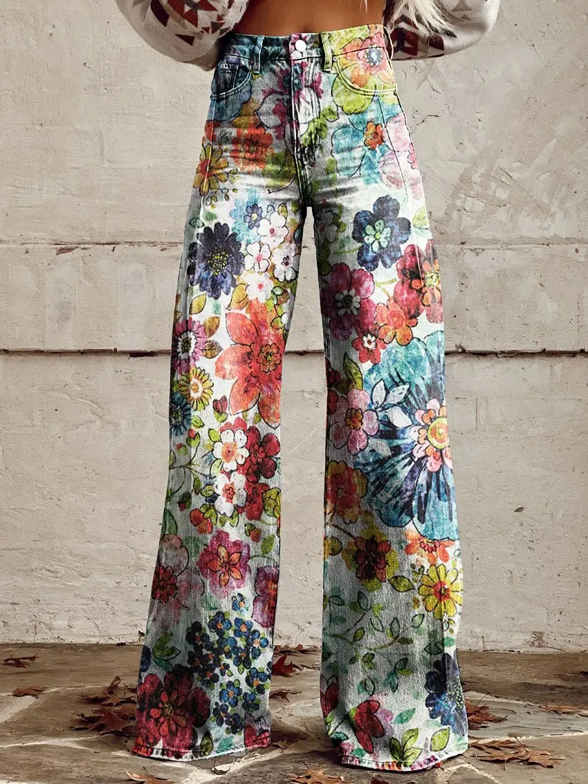 Women's wide leg pants personality retro wide leg pants Casual stylish and comfortable women's wide leg pants, women's casual fl
Women's wide leg pants personality retro wide leg pants Casual stylish and comfortable women's wide leg pants, women's casual fl