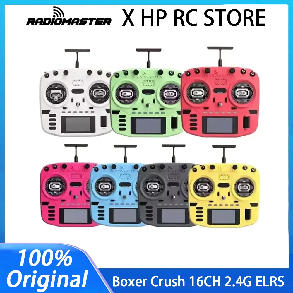 Radiomaster Boxer Crush Радиоконтроллер 16CH 2,4G ELRS Передатчик EdgeTX ExpressLRS RF Система RC FPV Дрон с дистанционным управлением
Radiomaster Boxer Crush Радиоконтроллер 16CH 2,4G ELRS Передатчик EdgeTX ExpressLRS RF Система RC FPV Дрон с дистанционным управлением