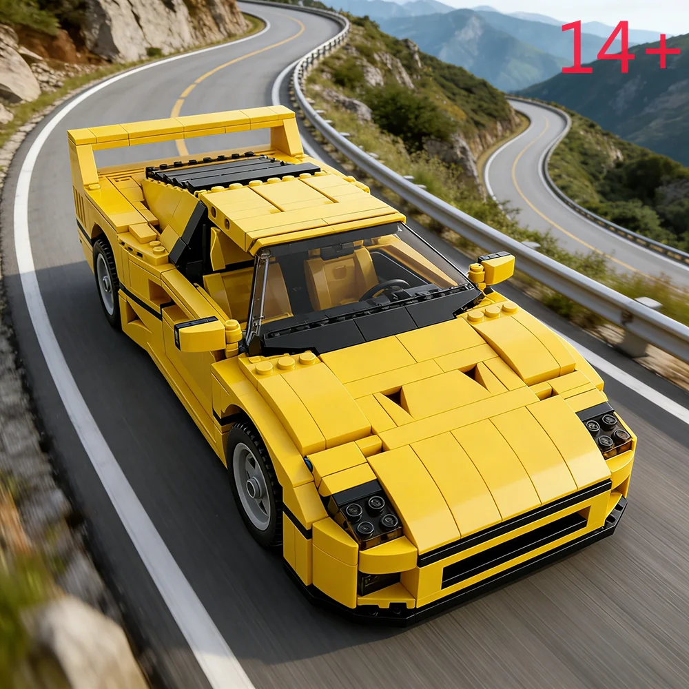 Конструктор MOC Racing 10248: Желтый F40, совместимый с MOC-49743, спортивный автомобиль, сборка из 1192 деталей, DIY, для взрослых и детей, подарок
Конструктор MOC Racing 10248: Желтый F40, совместимый с MOC-49743, спортивный автомобиль, сборка из 1192 деталей, DIY, для взрослых и детей, подарок