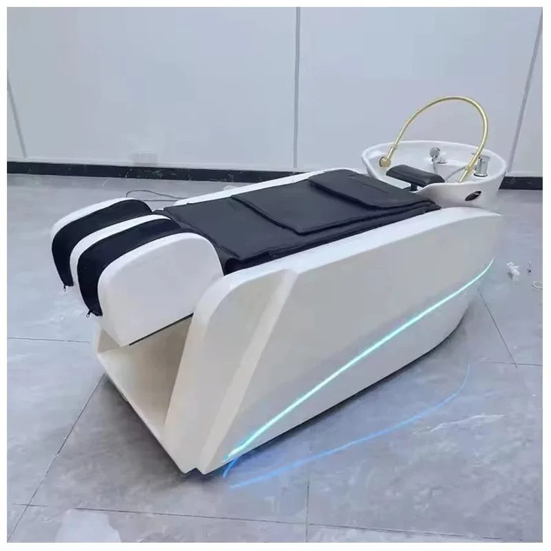 Full Body Electric Massage Hair Washing Bed with Steam Spa Therapy Water Shampoo System for Barbershop Thai Style
Full Body Electric Massage Hair Washing Bed with Steam Spa Therapy Water Shampoo System for Barbershop Thai Style