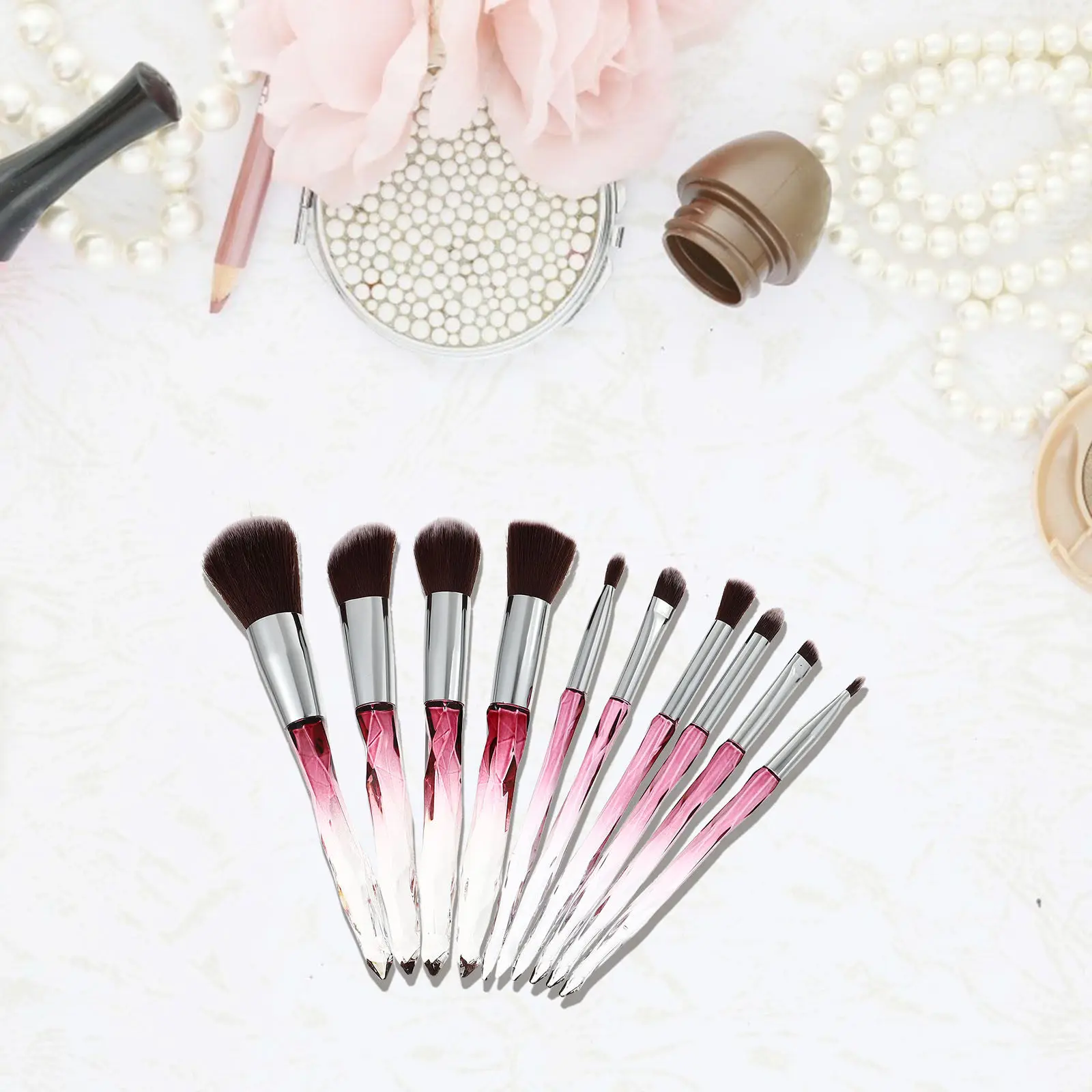 1Set Makeup Brush Set Skin Friendly Portable Lightweight Liquid Powder Blusher Eyeshadow Nose Shadow Tool
1Set Makeup Brush Set Skin Friendly Portable Lightweight Liquid Powder Blusher Eyeshadow Nose Shadow Tool