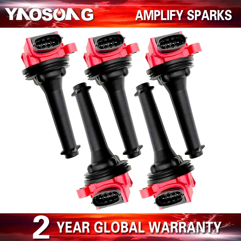 5X IGNITION COIL 30713416 UF341 0221604001 91256016 91256010 FOR Volvo C70 S60 S70 S80 V70 XC70 XC90 2.3 2.4 2.5 2.8 2.9 L5 L6
5X IGNITION COIL 30713416 UF341 0221604001 91256016 91256010 FOR Volvo C70 S60 S70 S80 V70 XC70 XC90 2.3 2.4 2.5 2.8 2.9 L5 L6