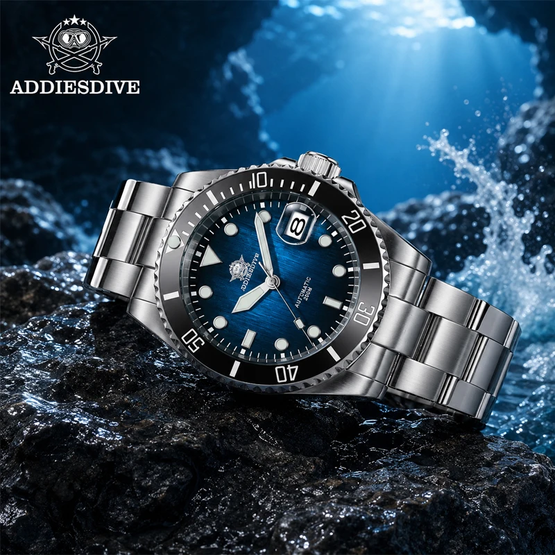 ADDIESDIVE Automatic Watch for Men 41mm Sapphire 8215 Mechanical Super Luminous Waterproof 200m Diving Man Wristwatch Swim Sport
ADDIESDIVE Automatic Watch for Men 41mm Sapphire 8215 Mechanical Super Luminous Waterproof 200m Diving Man Wristwatch Swim Sport