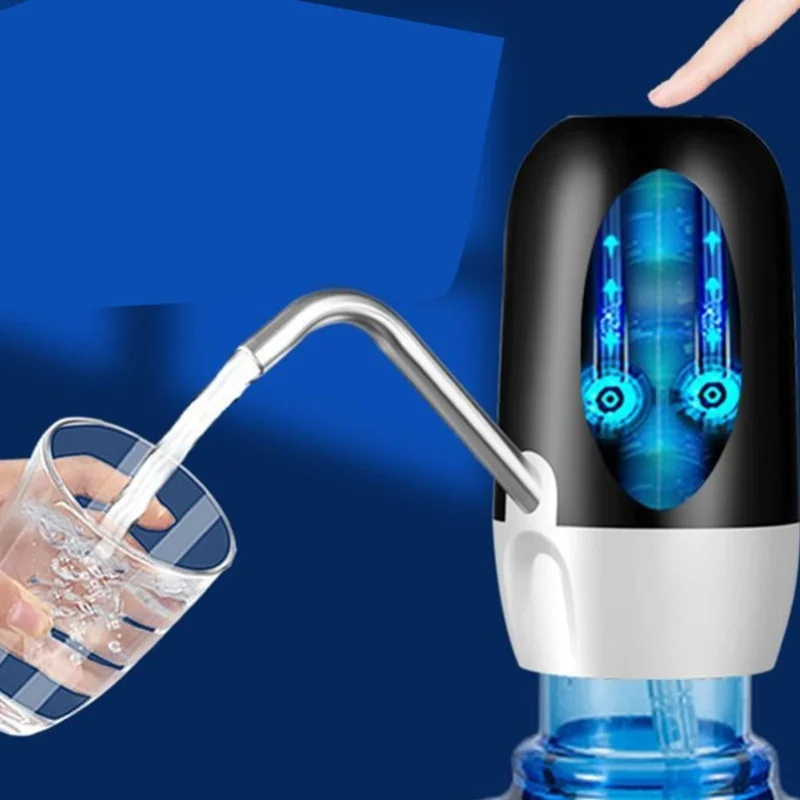 Автоматический насос для питьевой воды с зарядкой через USB, портативный электрический диспенсер для воды с переключателем, портативный электрический насос для питьевой воды
Автоматический насос для питьевой воды с зарядкой через USB, портативный электрический диспенсер для воды с переключателем, портативный электрический насос для питьевой воды