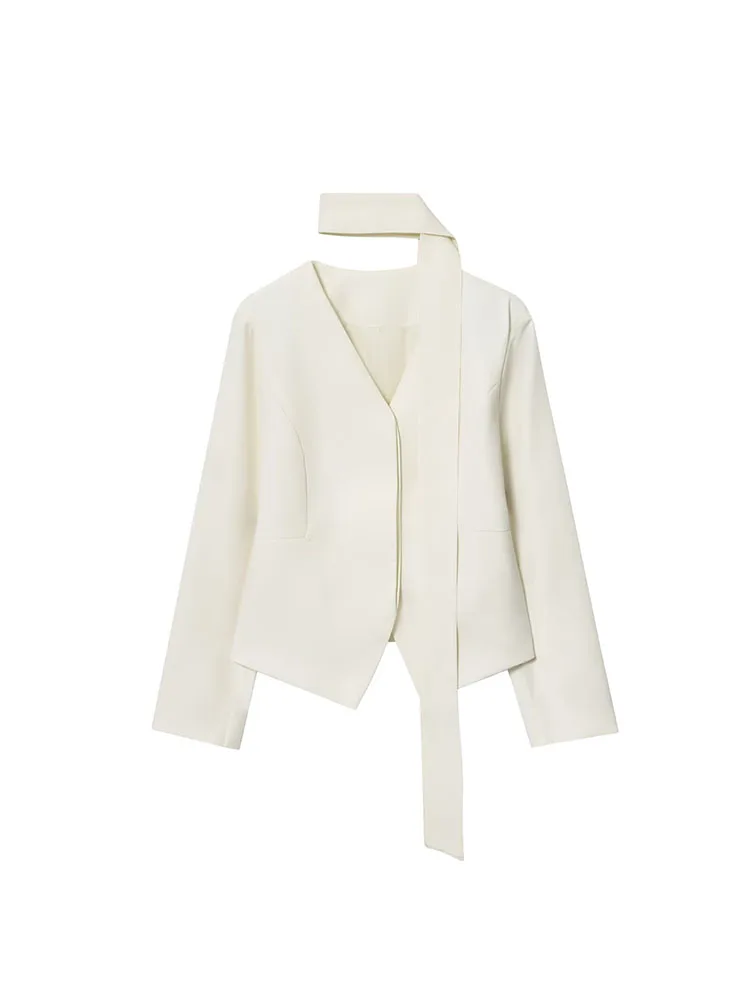 HH Fall Winter New Womens Scarf Collar V Neck Blazer Tailored Wool Blend Slim Fit Suit Jacket Elevated Essential Outerwear
HH Fall Winter New Womens Scarf Collar V Neck Blazer Tailored Wool Blend Slim Fit Suit Jacket Elevated Essential Outerwear