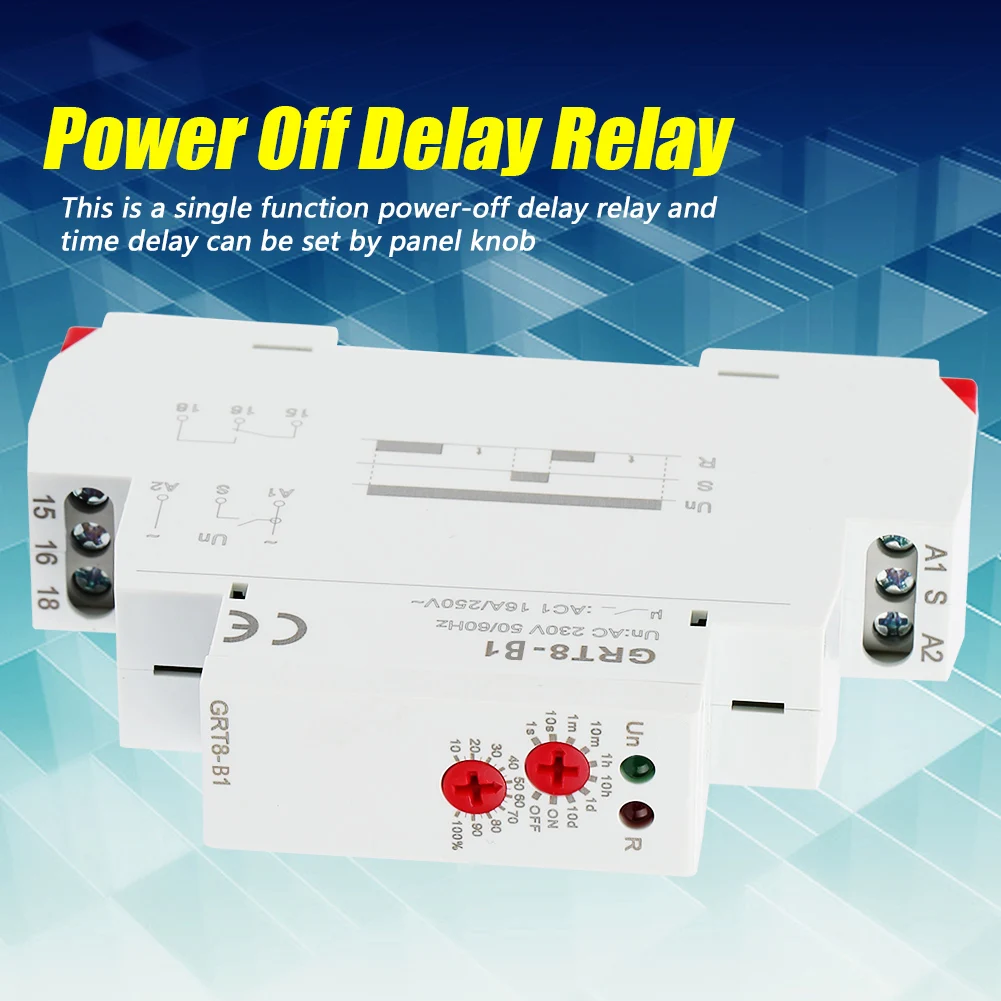 Timer Relay Delay Relay Time Relay Timer Relay DIN Rail Type AC 220V Off Delay Relay Off Timer Relay Time Relay Timer Relay
Timer Relay Delay Relay Time Relay Timer Relay DIN Rail Type AC 220V Off Delay Relay Off Timer Relay Time Relay Timer Relay
