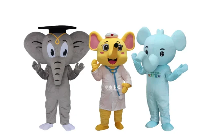 New Adult Halloween Christmas Cute 3pcs Elephants Mascotte Fancy Dress Cartoon Mascot Costume Plush Fancy Dress Mascot Costume
New Adult Halloween Christmas Cute 3pcs Elephants Mascotte Fancy Dress Cartoon Mascot Costume Plush Fancy Dress Mascot Costume