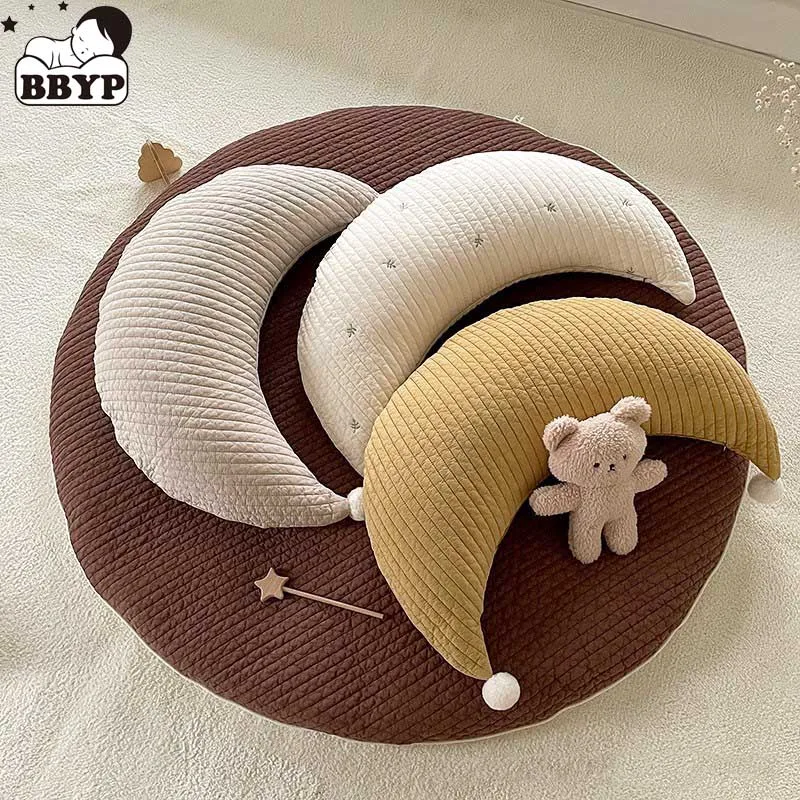 Ins Cute Baby Pillow for NewbornSoild Color Moon Pillow Decorative Cotton Cushion Kids Children Crib Bed Pillows Infant
Ins Cute Baby Pillow for NewbornSoild Color Moon Pillow Decorative Cotton Cushion Kids Children Crib Bed Pillows Infant