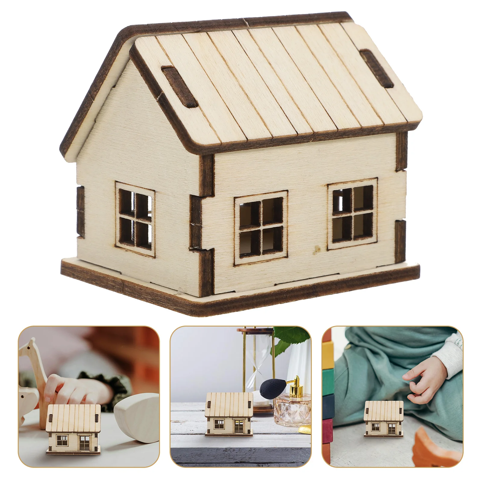 Miniature House Tiny Homes Kit Minature Model Building Dollhouse Material Ornaments
Miniature House Tiny Homes Kit Minature Model Building Dollhouse Material Ornaments