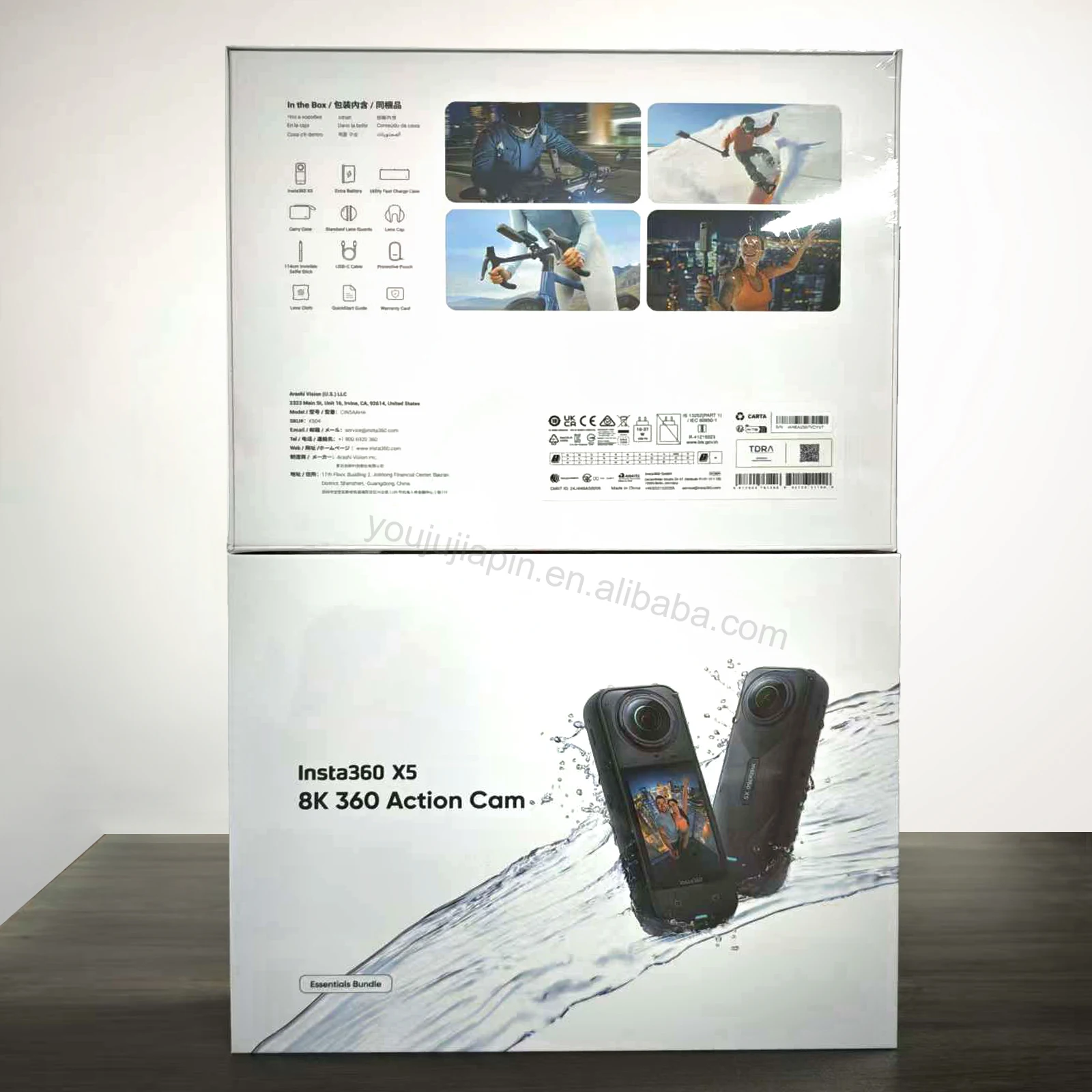 Insta360 X5 Мотоциклетный мультививод, 8K, 60 кадров в секунду, 360, видеокамера, водонепроницаемая экшн-камера с датчиком изображения CMOS
Insta360 X5 Мотоциклетный мультививод, 8K, 60 кадров в секунду, 360, видеокамера, водонепроницаемая экшн-камера с датчиком изображения CMOS