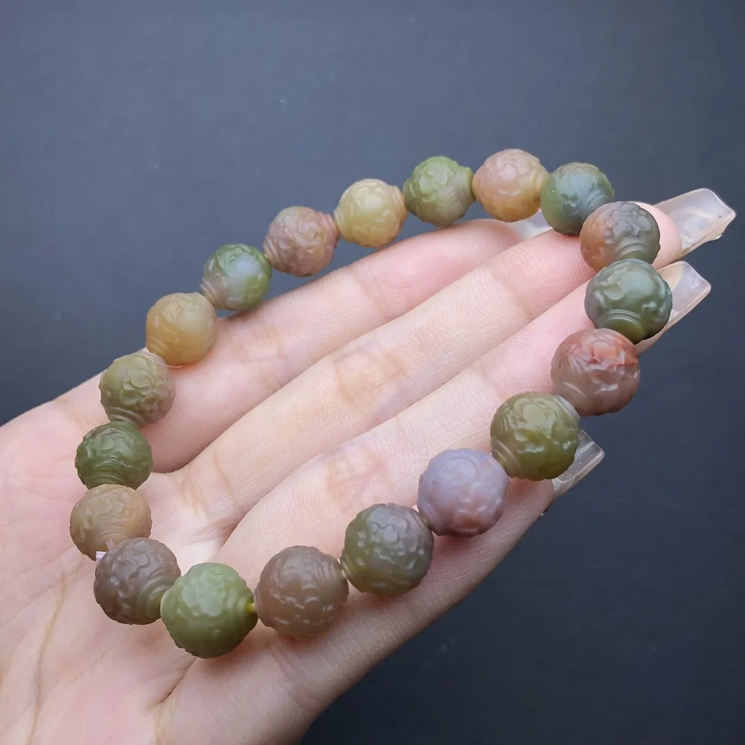 10MM Natural Yanyuan Agate Bracelet Charms Handmade Fortune Energy Bangle Mineral Woman Amulet Jewelry Gift 1PCS
10MM Natural Yanyuan Agate Bracelet Charms Handmade Fortune Energy Bangle Mineral Woman Amulet Jewelry Gift 1PCS