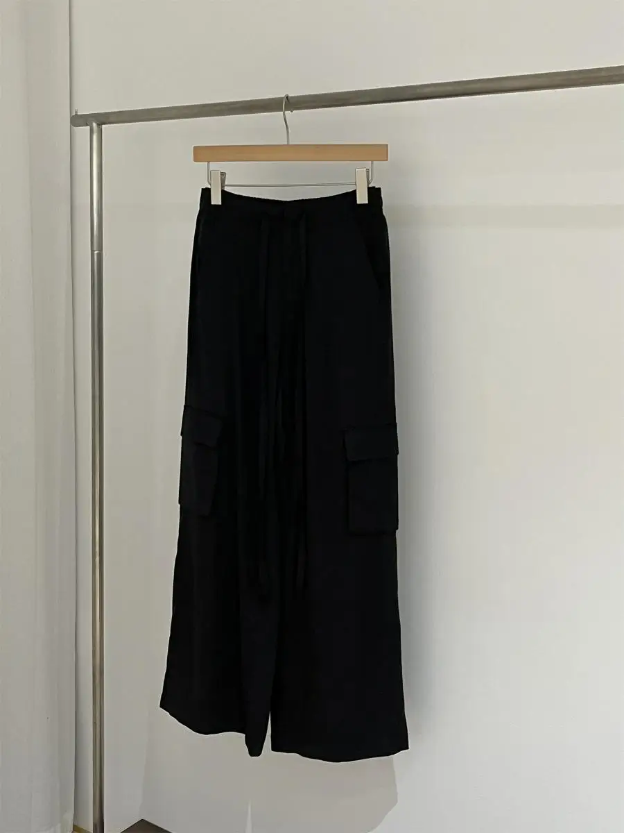 Wide Leg Pants Women High Waist Drawstring Multiple Pockets Loose Slimming Casual Floor-Length Trousers
Wide Leg Pants Women High Waist Drawstring Multiple Pockets Loose Slimming Casual Floor-Length Trousers