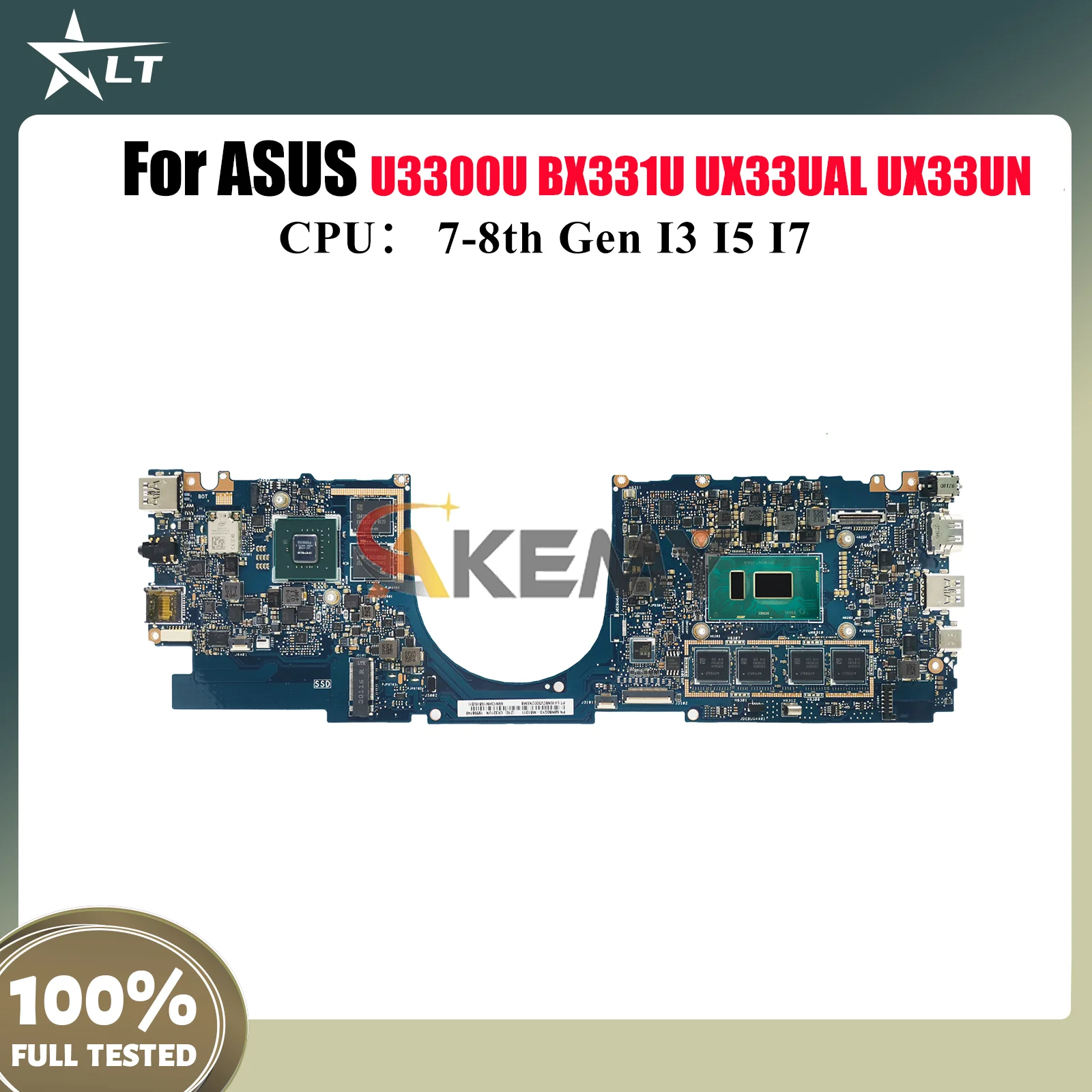 UX331UN Материнская плата для ноутбука ASUS ZenBook BX331U UX331 UX33UN U3300U UX33UAL Материнская плата с процессором I3 I5 I7 100% тест ОК быстрая доставка
UX331UN Материнская плата для ноутбука ASUS ZenBook BX331U UX331 UX33UN U3300U UX33UAL Материнская плата с процессором I3 I5 I7 100% тест ОК быстрая доставка
