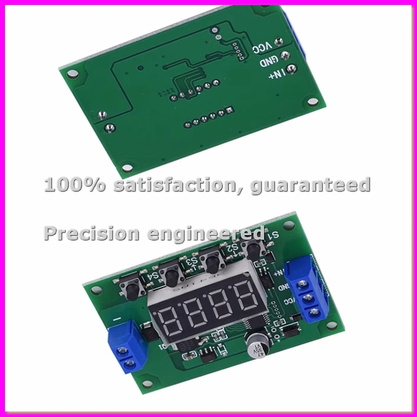 DC 12V LED Digital Cycle Time Delay Relay Module Trigger Delay Switch Countdown Timer Timming Relay Board 5pcs-ABVP