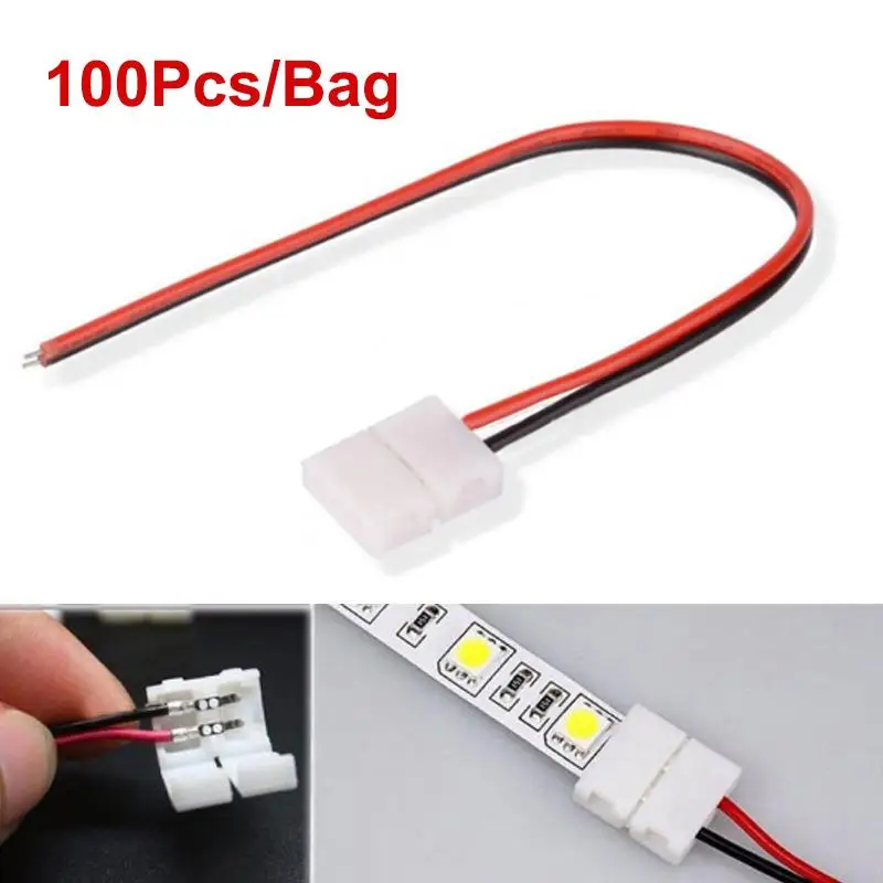 2-Pin LED Wiring Strip With 8 Mm Snap-On Quick-Connect Terminal, Single-Head Non-Welding Joint
2-Pin LED Wiring Strip With 8 Mm Snap-On Quick-Connect Terminal, Single-Head Non-Welding Joint
