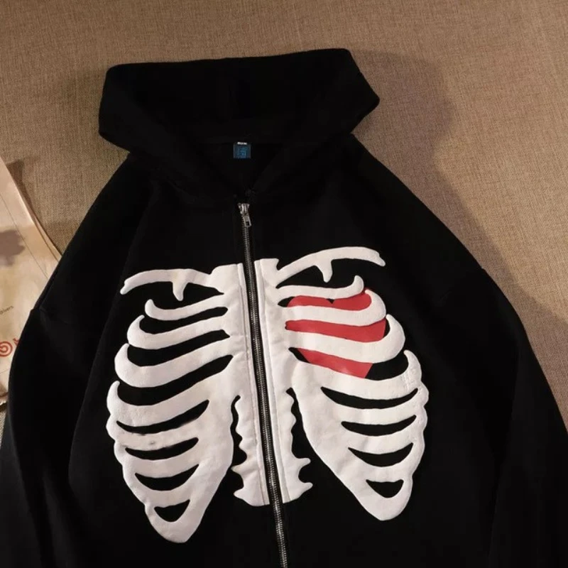 Y2K Gothic Hoodie Jacket for Women, Harajuku Hoodie, Street Hoodie, Zipper, Grunge Sweatshirt, 2024
Y2K Gothic Hoodie Jacket for Women, Harajuku Hoodie, Street Hoodie, Zipper, Grunge Sweatshirt, 2024