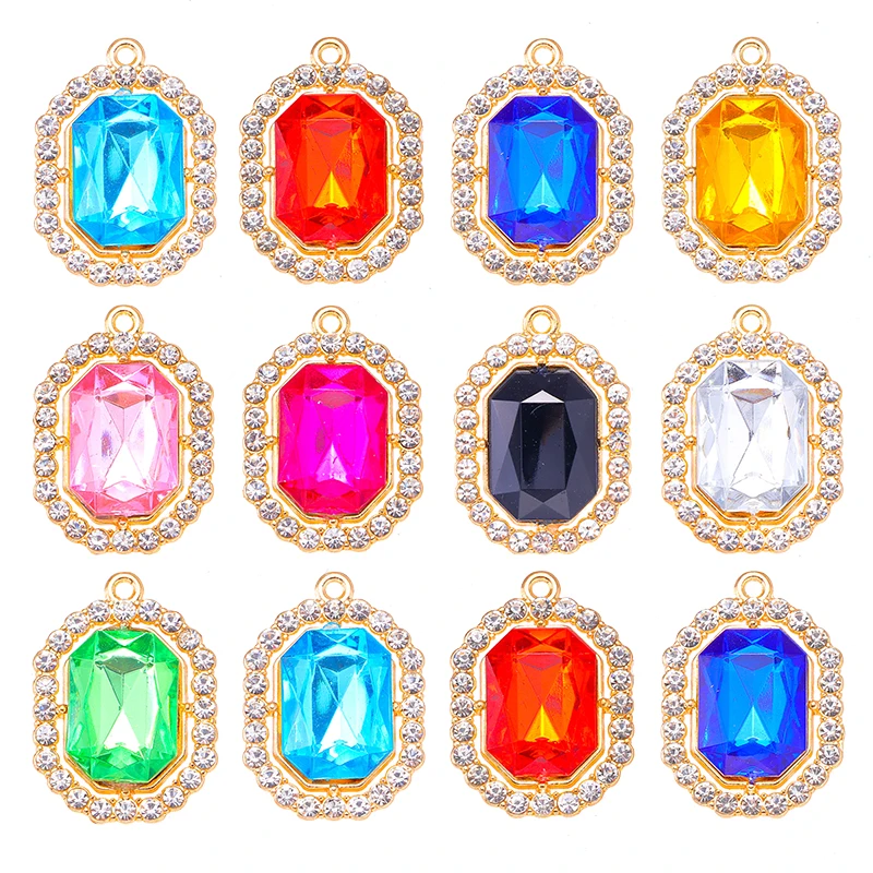 10pcs 16*23mm Square With Drill Enamel Earrings Bracelets Women's Accessories Charms For Jewelry Making Necklaces DIY Pendants
10pcs 16*23mm Square With Drill Enamel Earrings Bracelets Women's Accessories Charms For Jewelry Making Necklaces DIY Pendants