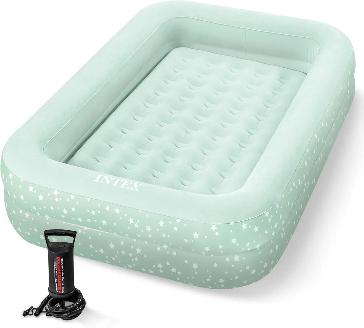 Kids Inflatable Travel Bed with Hand Pump - Portable Blow-Up Mattress for Children's Sleep and Naps
Kids Inflatable Travel Bed with Hand Pump - Portable Blow-Up Mattress for Children's Sleep and Naps