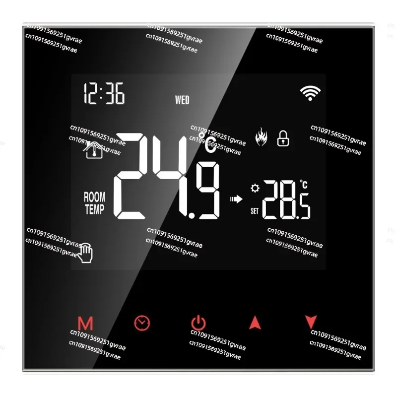 Intelligent Wifi Thermostat, Water Floor Heating, Electric Heating, Wall-hung Boiler LCD Temperature Control Panel APP Voice
Intelligent Wifi Thermostat, Water Floor Heating, Electric Heating, Wall-hung Boiler LCD Temperature Control Panel APP Voice