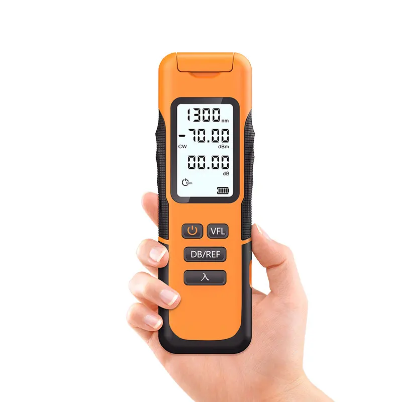 Mini 2-in-1 VFL combination optical fiber power meter, red light source connector, field tester
Mini 2-in-1 VFL combination optical fiber power meter, red light source connector, field tester