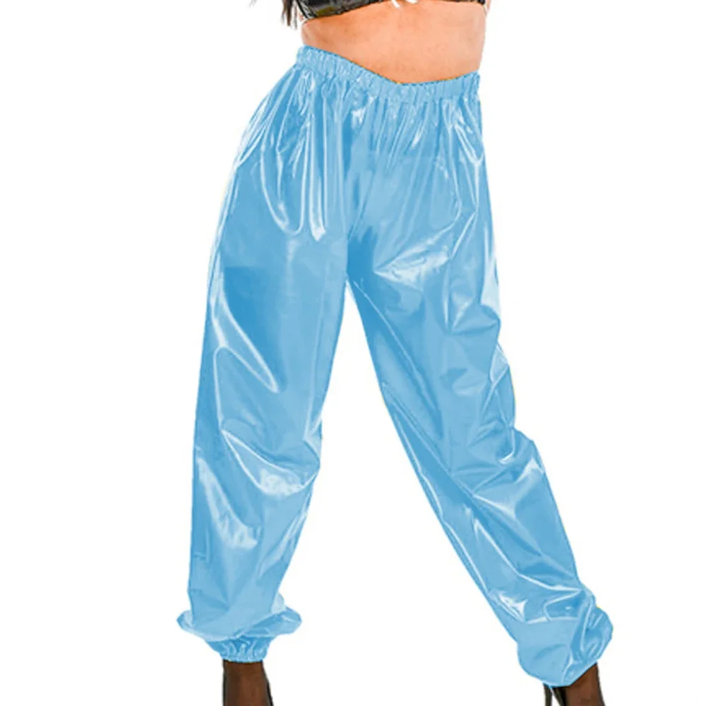 Sissy High Waist Clear PVC Pants Unisex Sexy See-Through Loose Bloomers Nightclub Male Lady Fetish Plastic Hip Hop Trousers
Sissy High Waist Clear PVC Pants Unisex Sexy See-Through Loose Bloomers Nightclub Male Lady Fetish Plastic Hip Hop Trousers