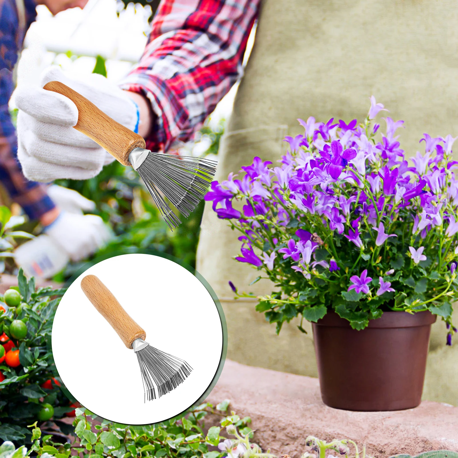 Stainless Steel Arranging Ikebana Flower Frog Cleaning Rake Flower Arrangement Cleaner Floral Frogs Cleaner Ergonomic
Stainless Steel Arranging Ikebana Flower Frog Cleaning Rake Flower Arrangement Cleaner Floral Frogs Cleaner Ergonomic